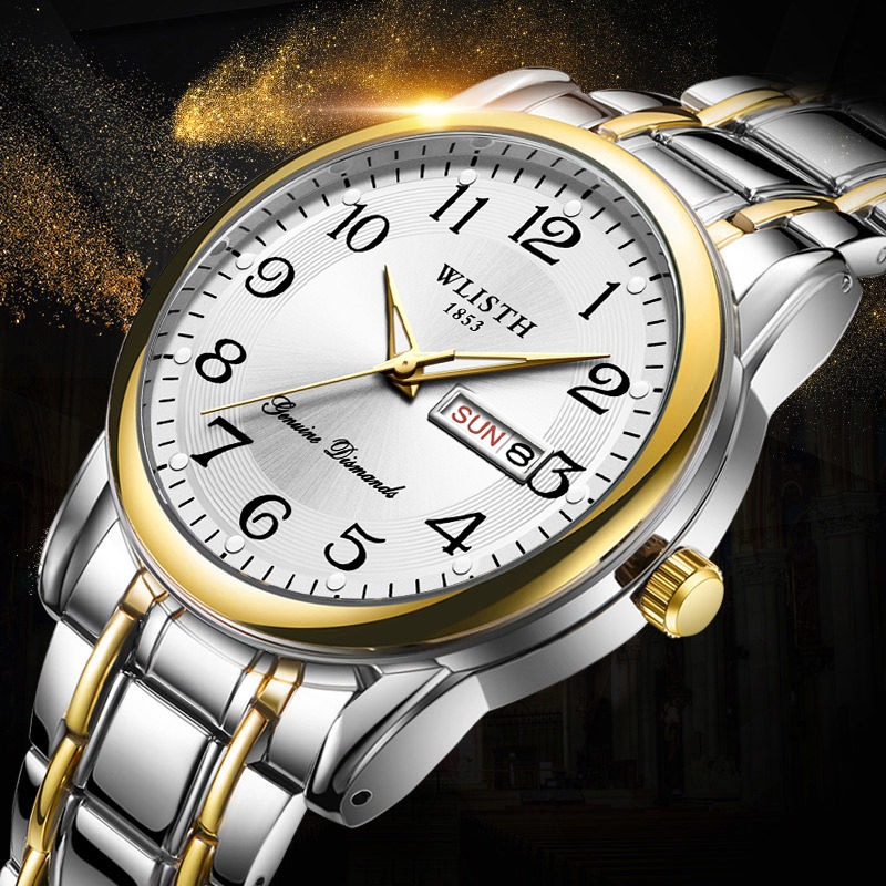 Perpetual Calendar Watch - Luxus Herren Quarzuhr Digitale Armbanduhr Kalender