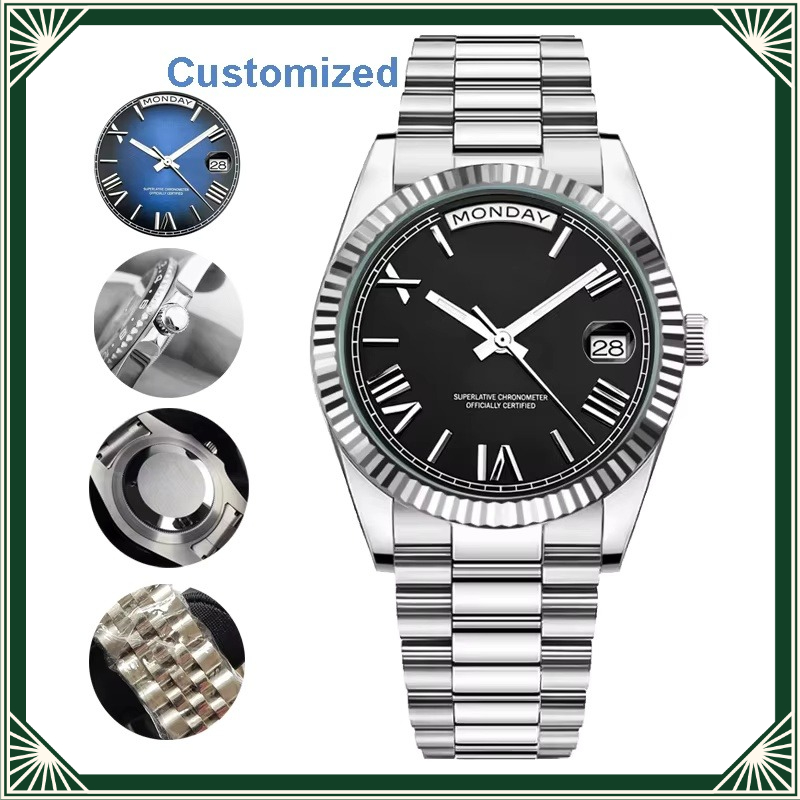 Luxury Watch Store - 88A Store 40mm Herren-Automatikuhr aus 904L