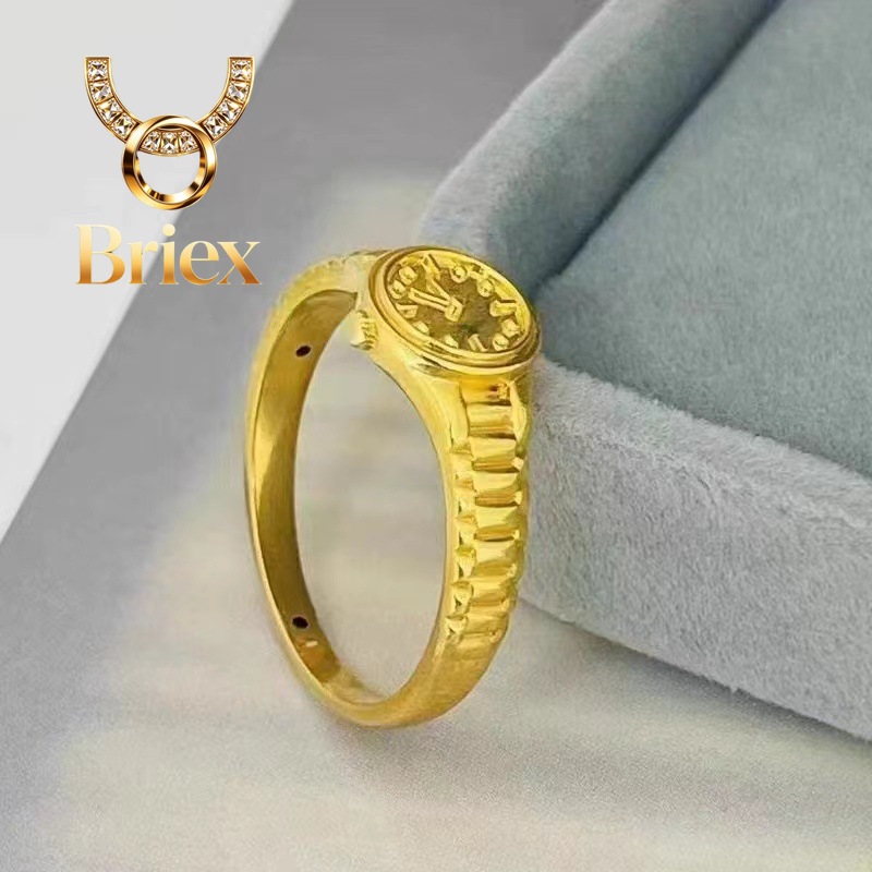 Luxury Watch Service - Briex Jewelry Ring aus echtem 18-karätigem