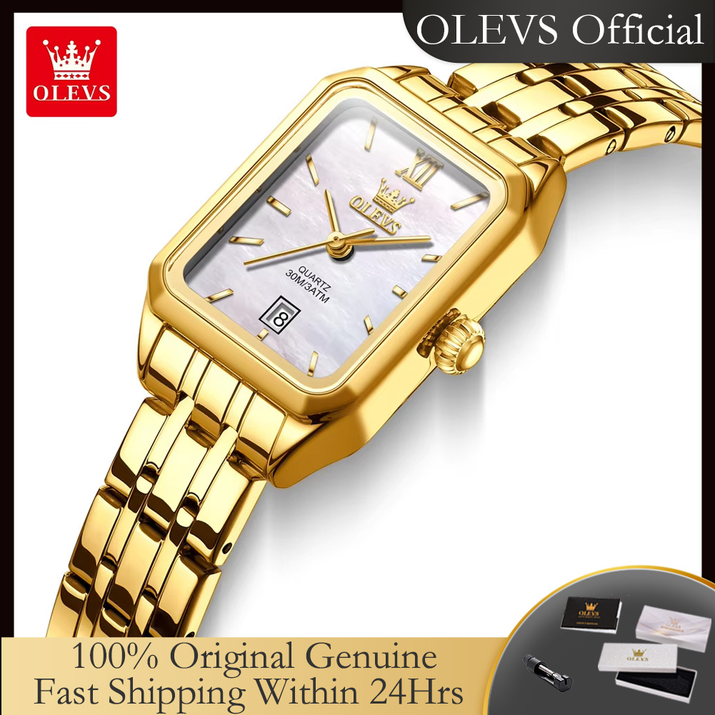Luxury Watch Square - OLEVS 5616 Neue Quarzuhr für Frauen