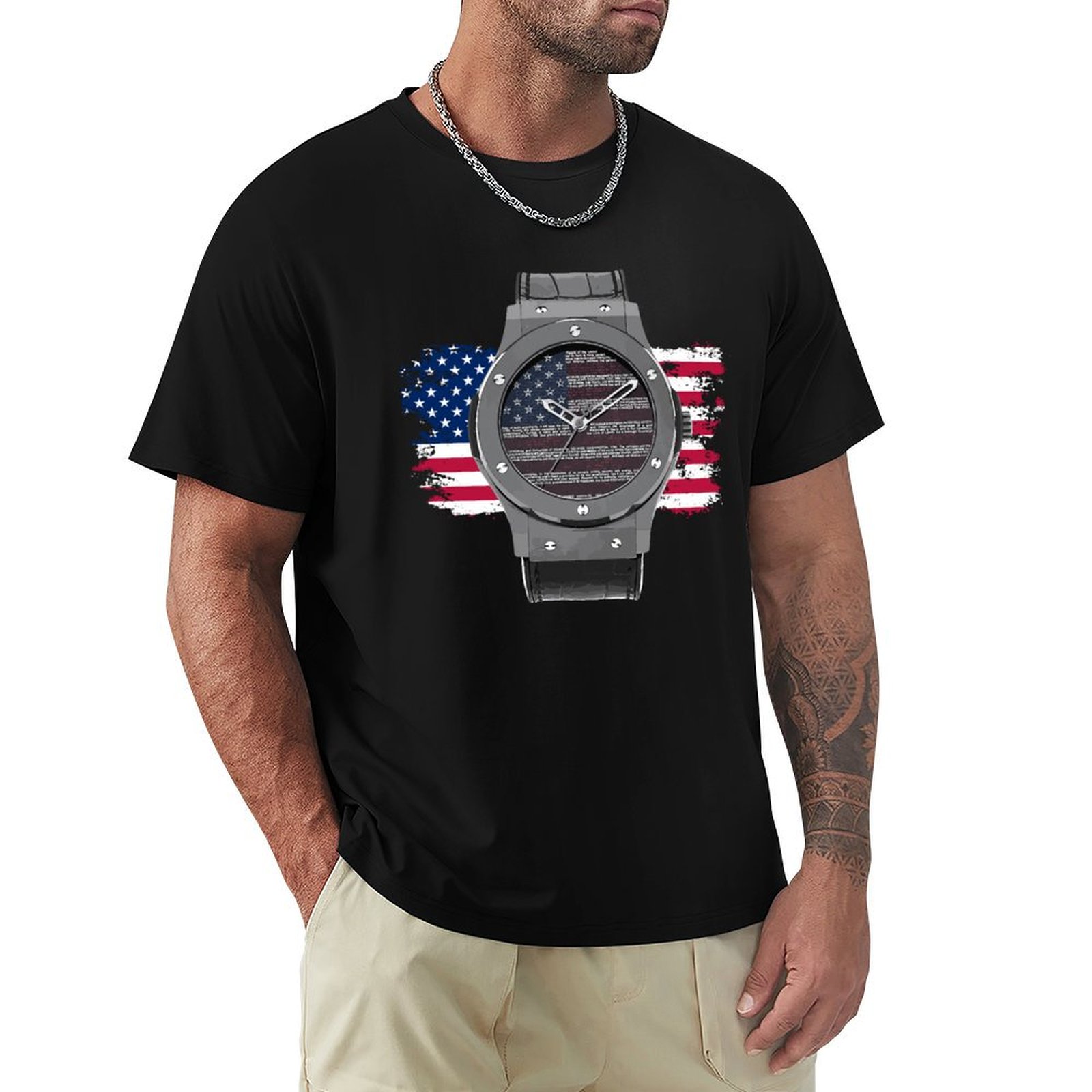 LUXURY WATCH DRAWING T-Shirt H – Luxury Watch Drawing Bewertung und Preis