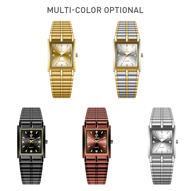 Marke Luxus Stahl Armband weib – Luxury Watch Square Bewertung und Preis