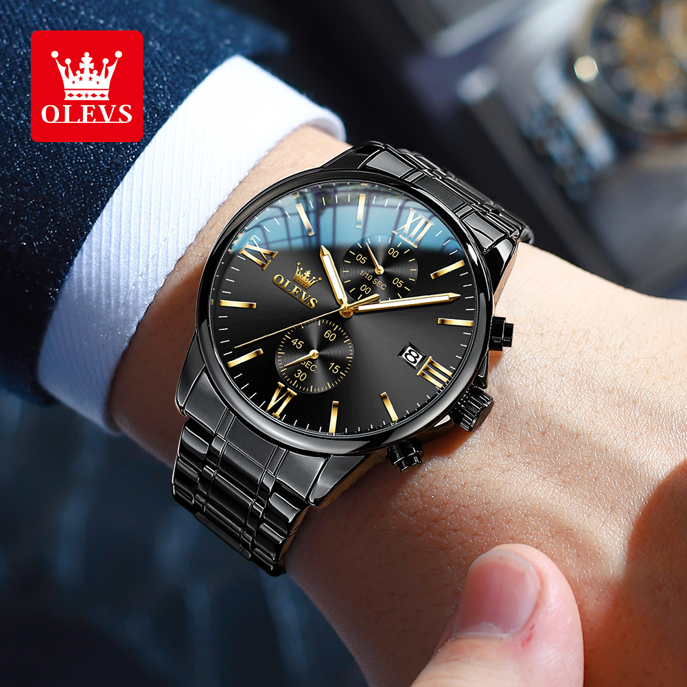 OLEVS 2886 Klassische schwarze – Luxury Watch Manufacturers Bewertung und Preis