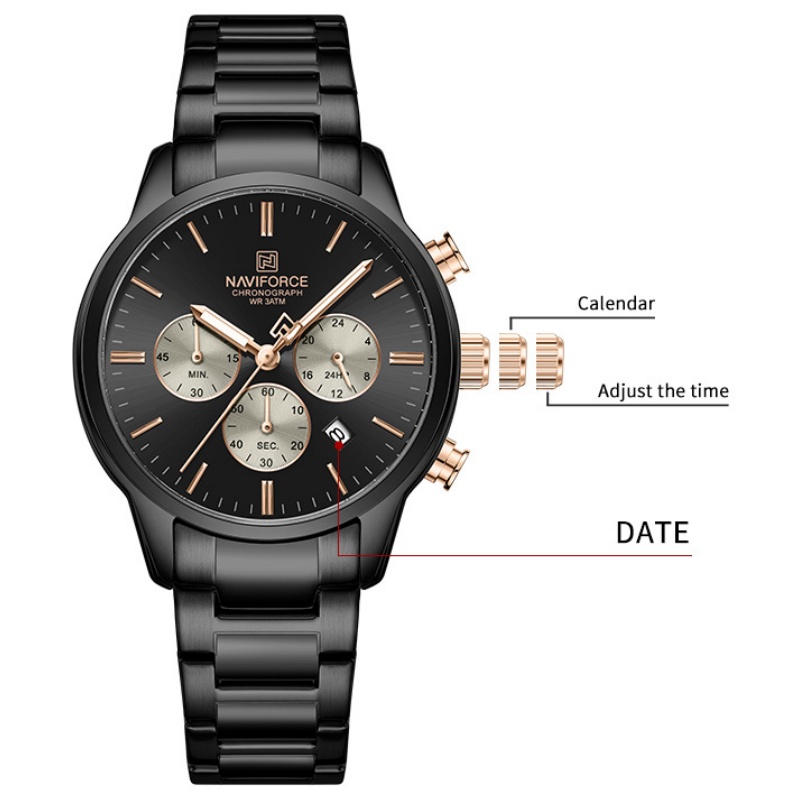 NAVIFORCE Herren Quarz-Chronog – Luxury Watch Strap Bewertung und Preis