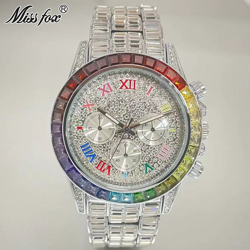 Missfox Luxus gefrorene Uhr fü – Luxury Watch Magazine Bewertung und Preis