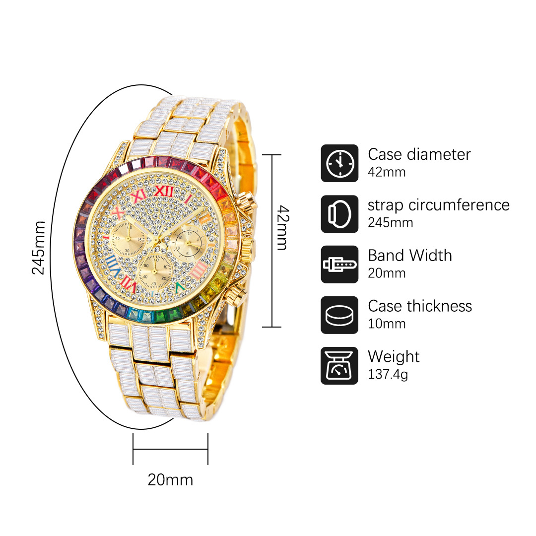 Missfox Luxus gefrorene Uhr fü – Luxury Watch Magazine Bewertung und Preis