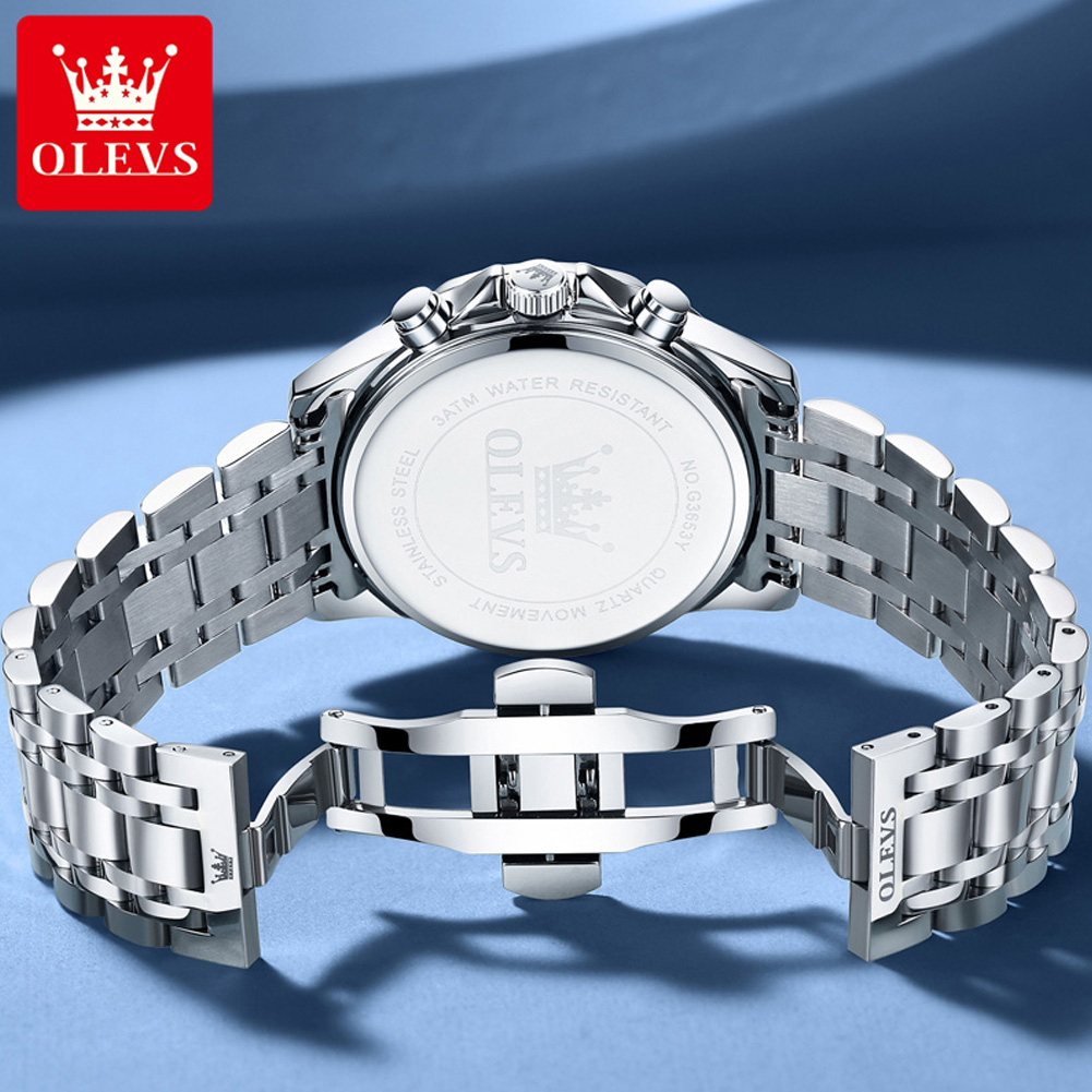 OLEVS 3653 Marken-Mondphasen-K – Luxury Watch Magazine Bewertung und Preis