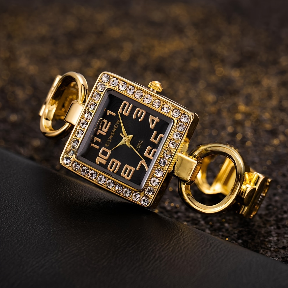 Luxus Mode Strass Quadratische – Luxury Watch Square Bewertung und Preis