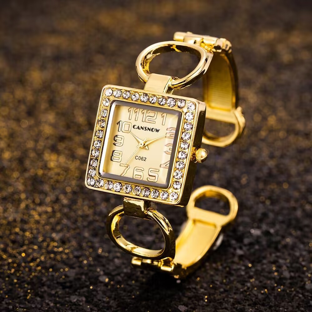 Luxus Mode Strass Quadratische – Luxury Watch Square Bewertung und Preis