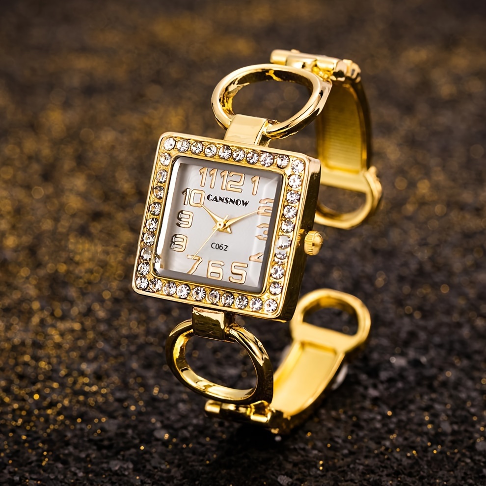 Luxus Mode Strass Quadratische – Luxury Watch Square Bewertung und Preis
