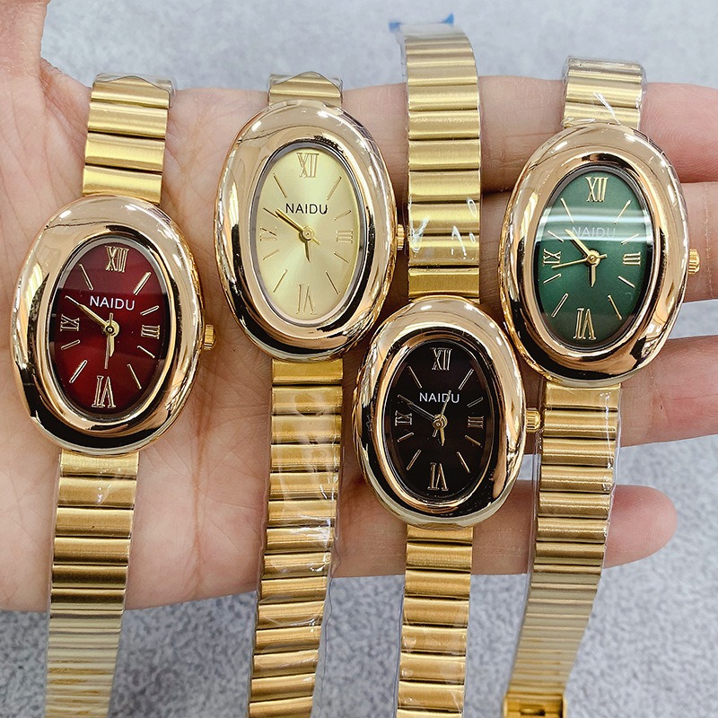 Luxus Marke Gold Oval Frauen Q – Luxury Watch Strap Bewertung und Preis