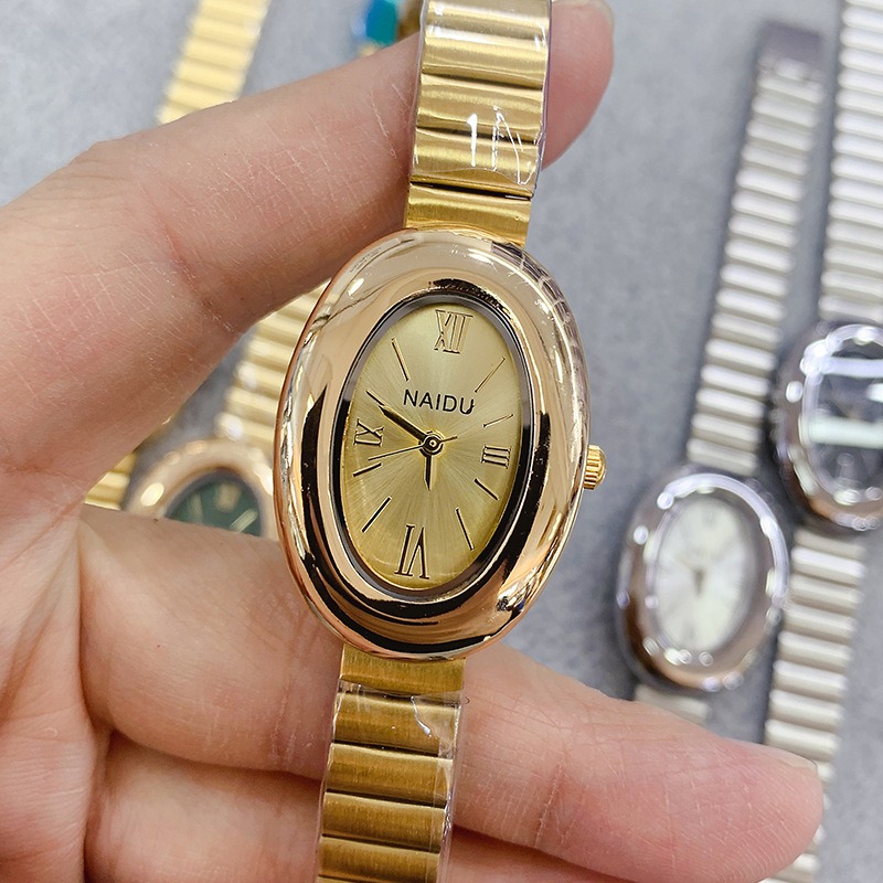 Luxus Marke Gold Oval Frauen Q – Luxury Watch Strap Bewertung und Preis
