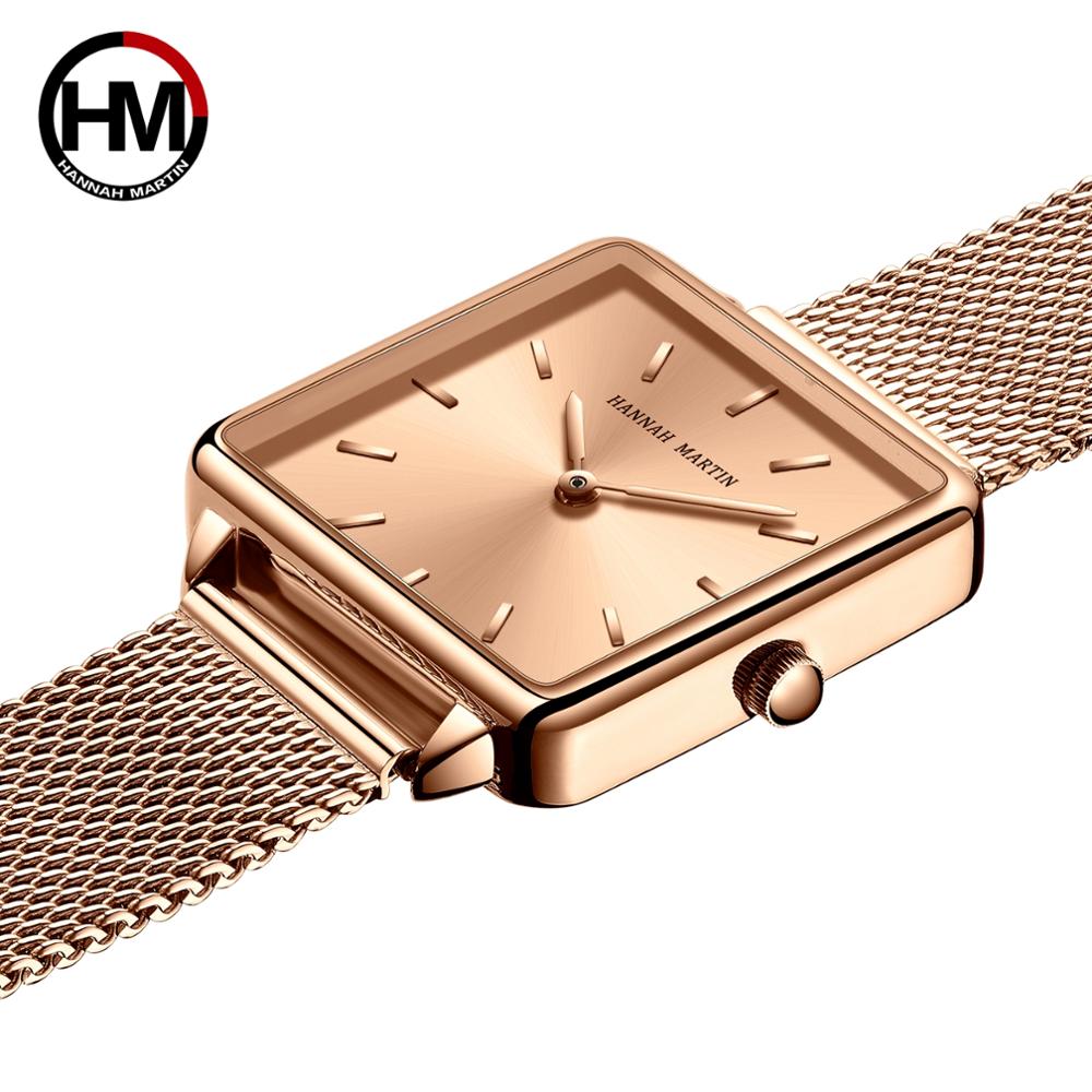 Echte Lederband Japan Quarz Be – Luxury Watch Square Bewertung und Preis