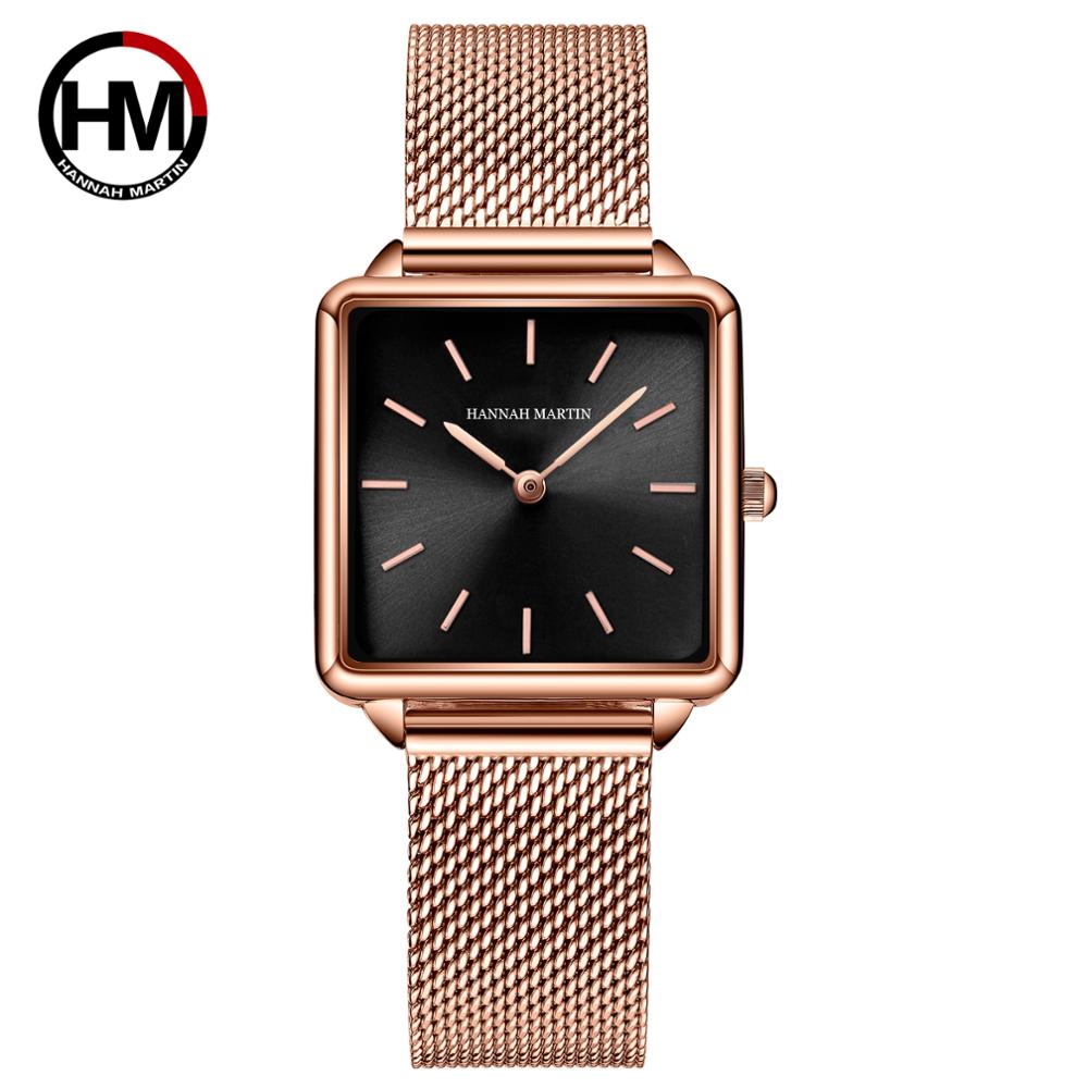 Echte Lederband Japan Quarz Be – Luxury Watch Square Bewertung und Preis