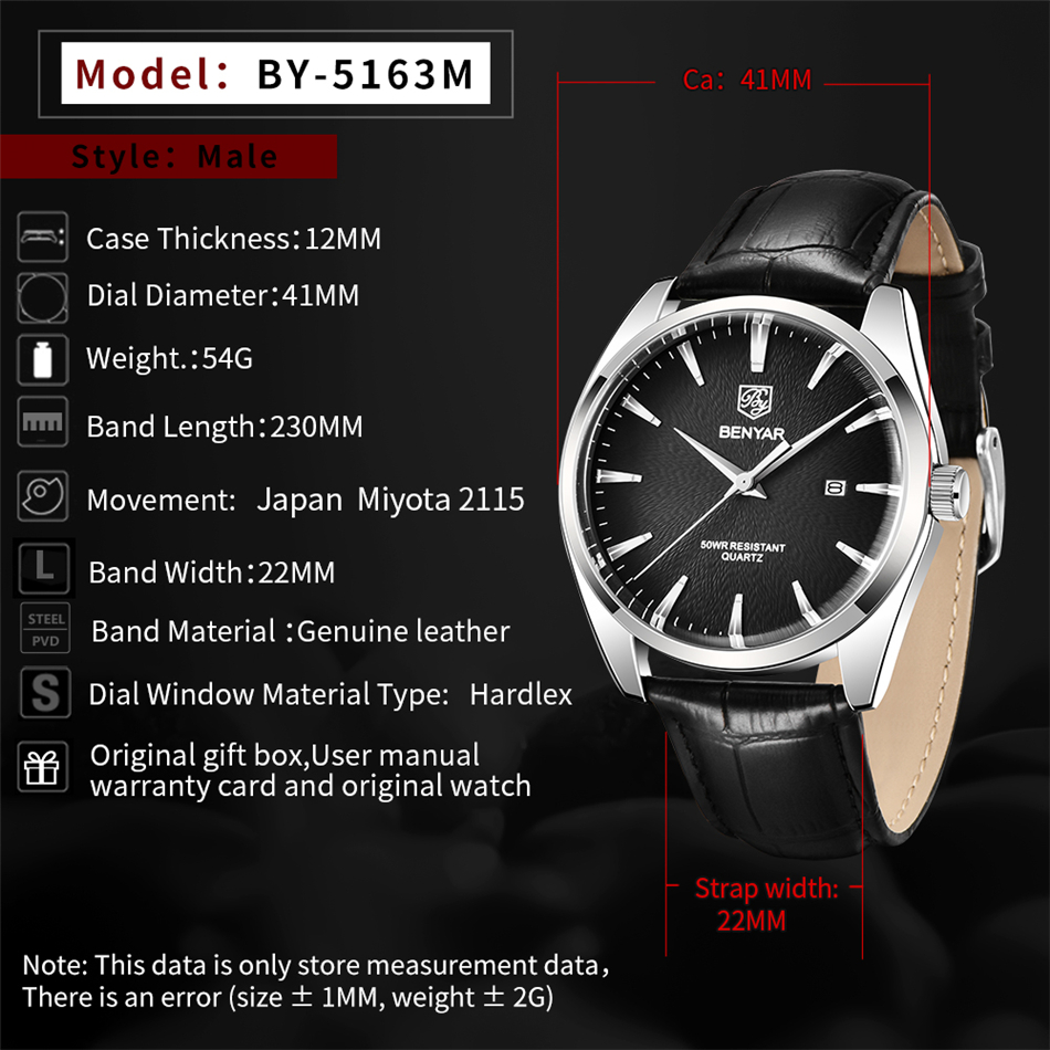 Benyar 5163 Top-Marke Luxus Mi – Luxury Watch Magazine Bewertung und Preis