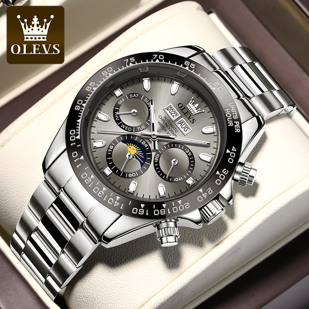 OLEVS 6654 Luxus-Herrenuhr, Ch – Rolex Watch Datejust Bewertung und Preis