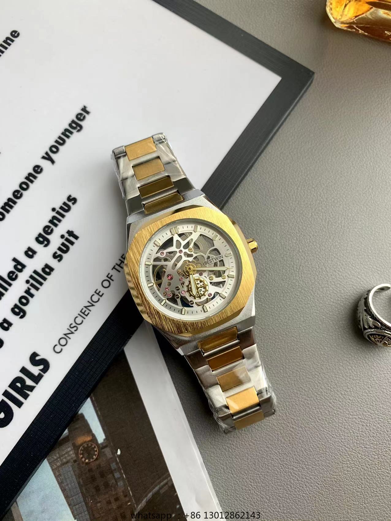 Stahlband, wasserdicht, person – Luxury Watch Square Bewertung und Preis