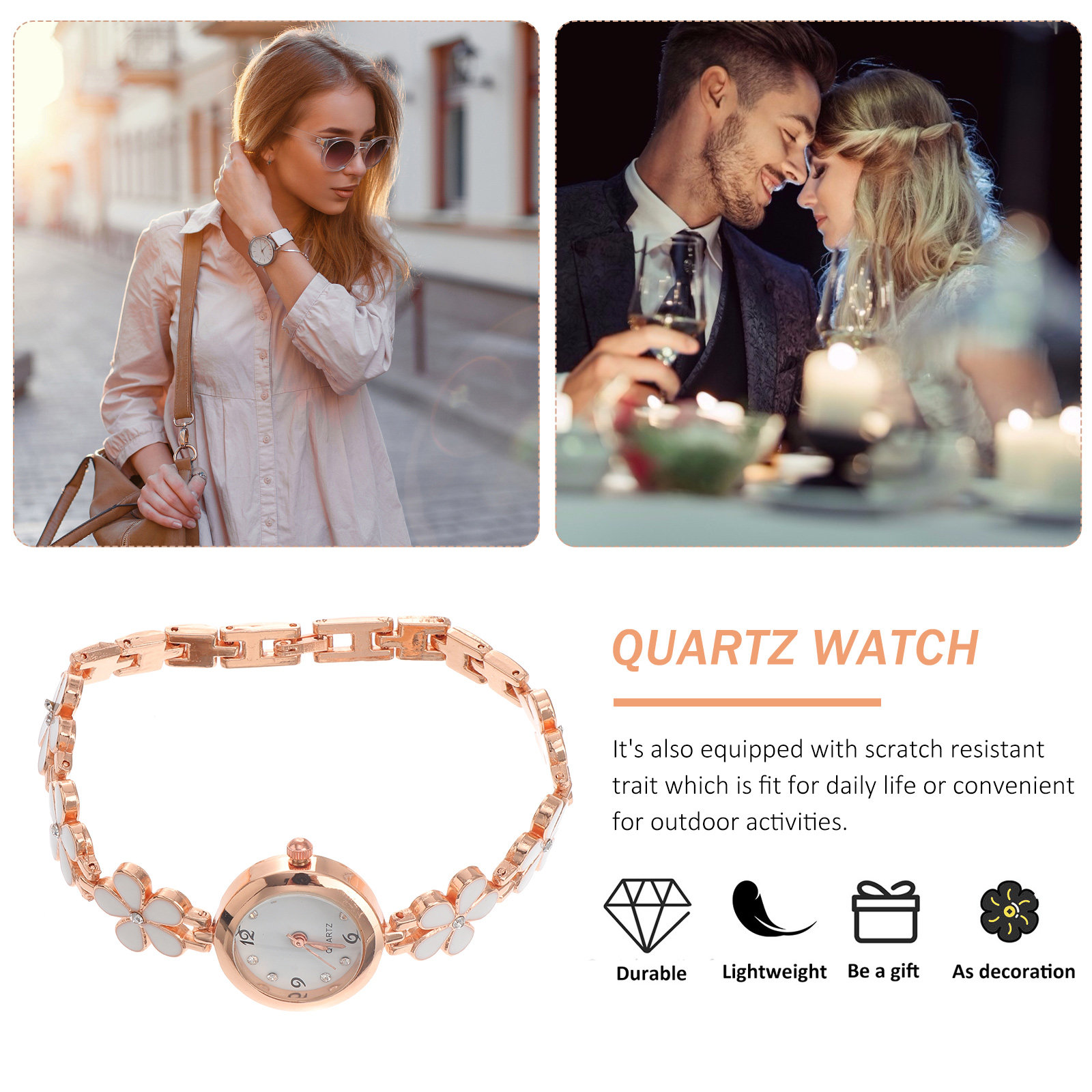 Elegante Kristallquarz-Armband – Luxury Watch & Jewellery Recensioni Bewertung und Preis