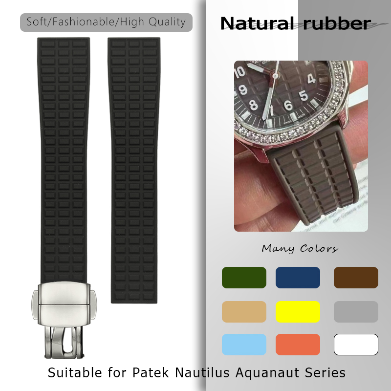19 mm 18 mm Naturkautschuk-Uhr – Patek Philippe Watch Aquanaut Bewertung und Preis