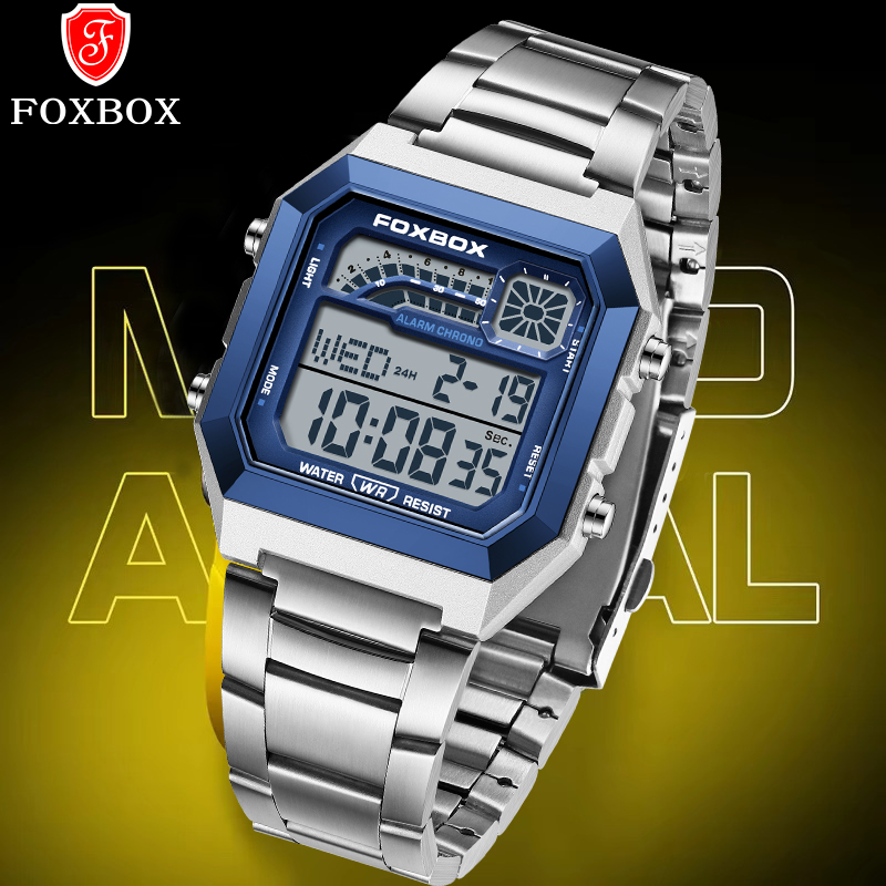 FOXBOX Mode Luxus Digitaluhr f – Luxury Watch Square Bewertung und Preis