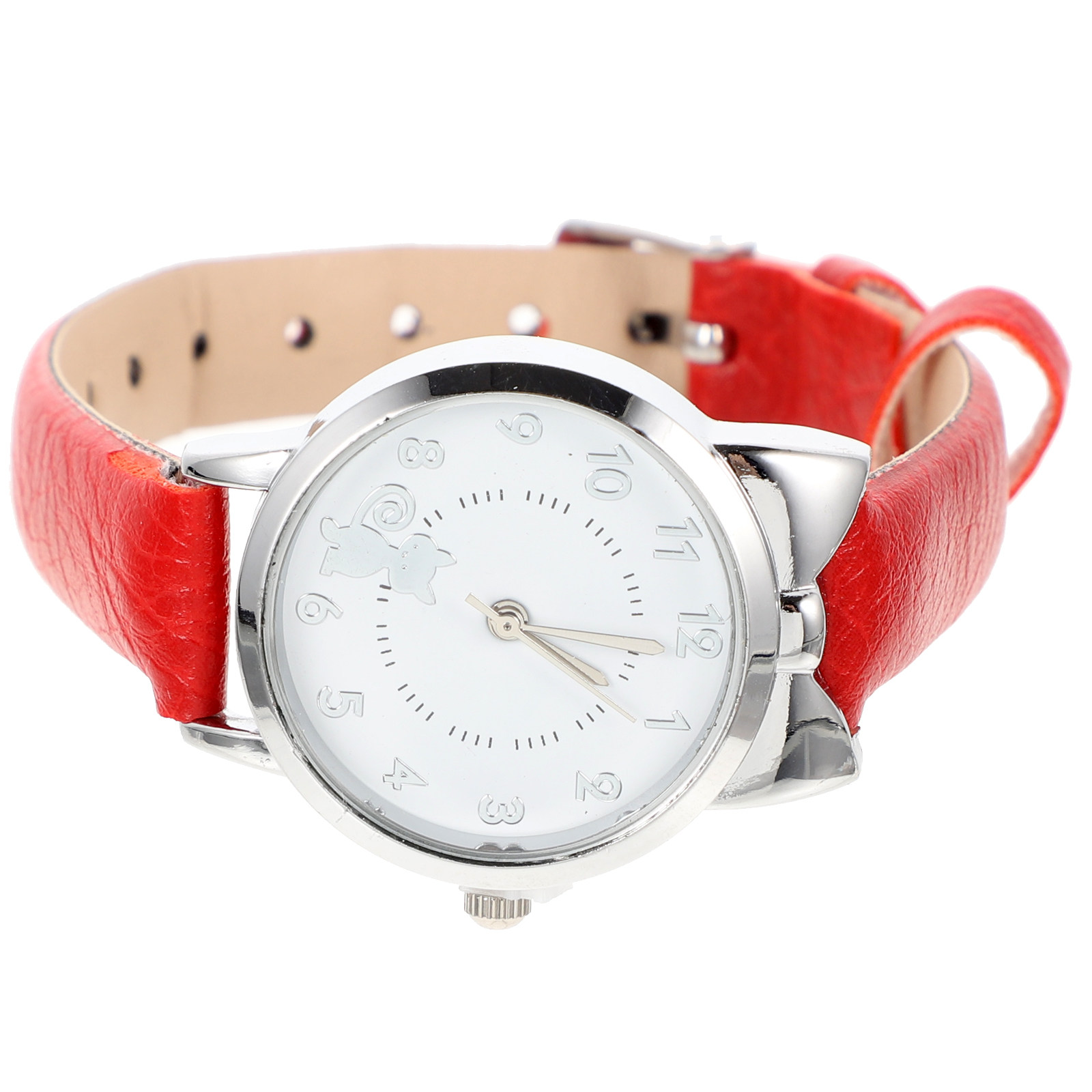 Damenuhr mit kleinem Katzenmot – Luxury Watch Drawing Bewertung und Preis