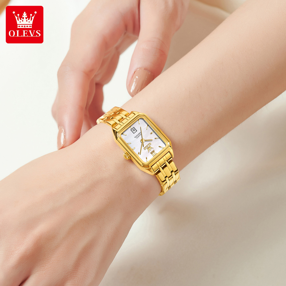OLEVS 5616 Neue Quarzuhr für F – Luxury Watch Square Bewertung und Preis